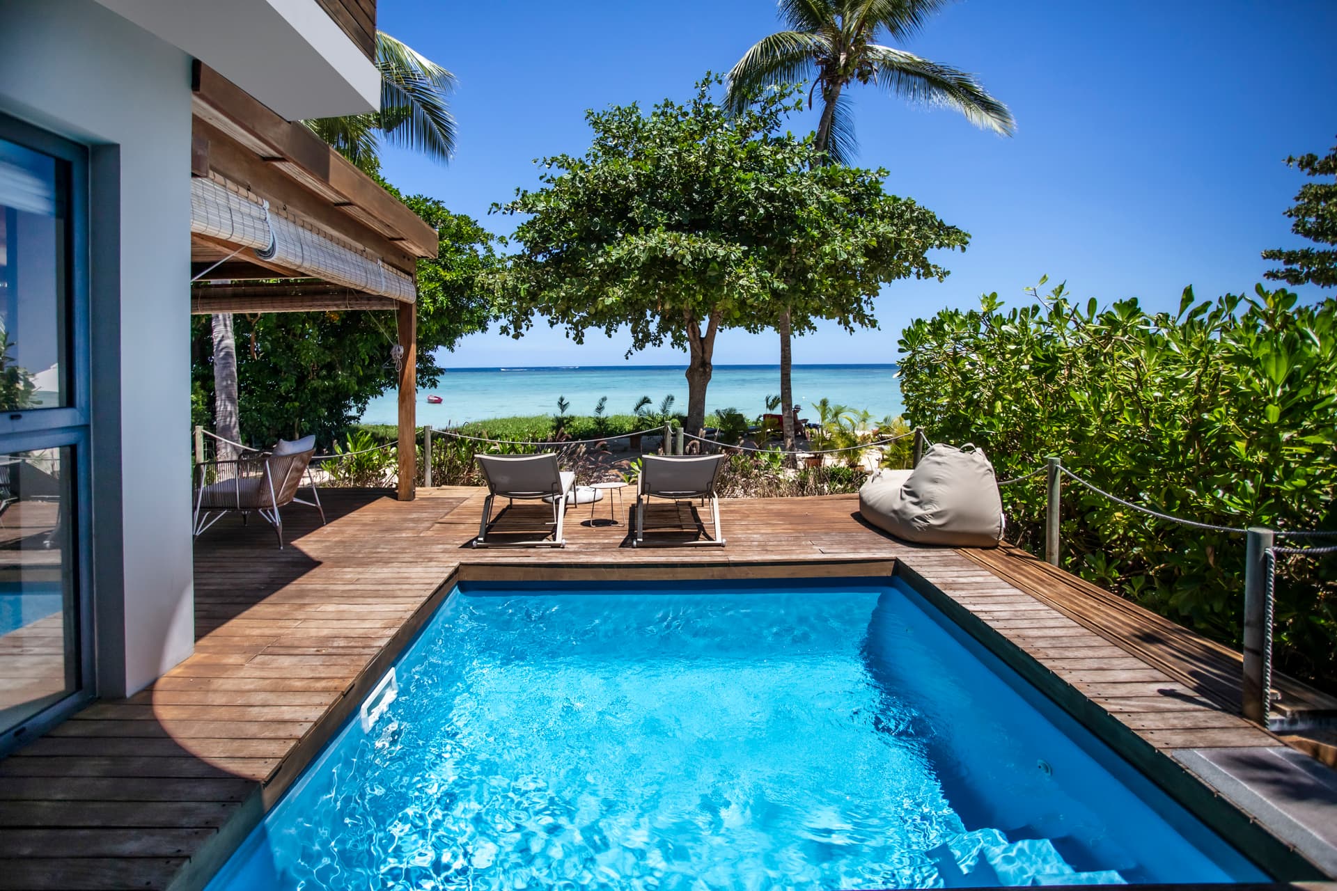 Beachfront Villa with Private Pool